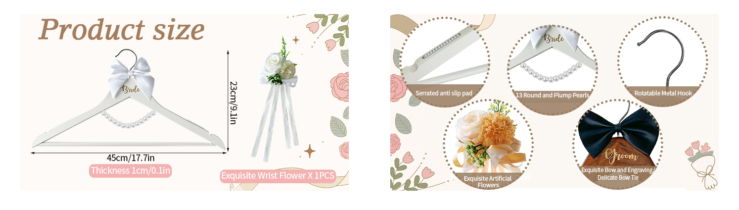 The Art of the Wedding Hanger: Choosing the Perfect Bridal Hanger and Wedding Dress Hanger